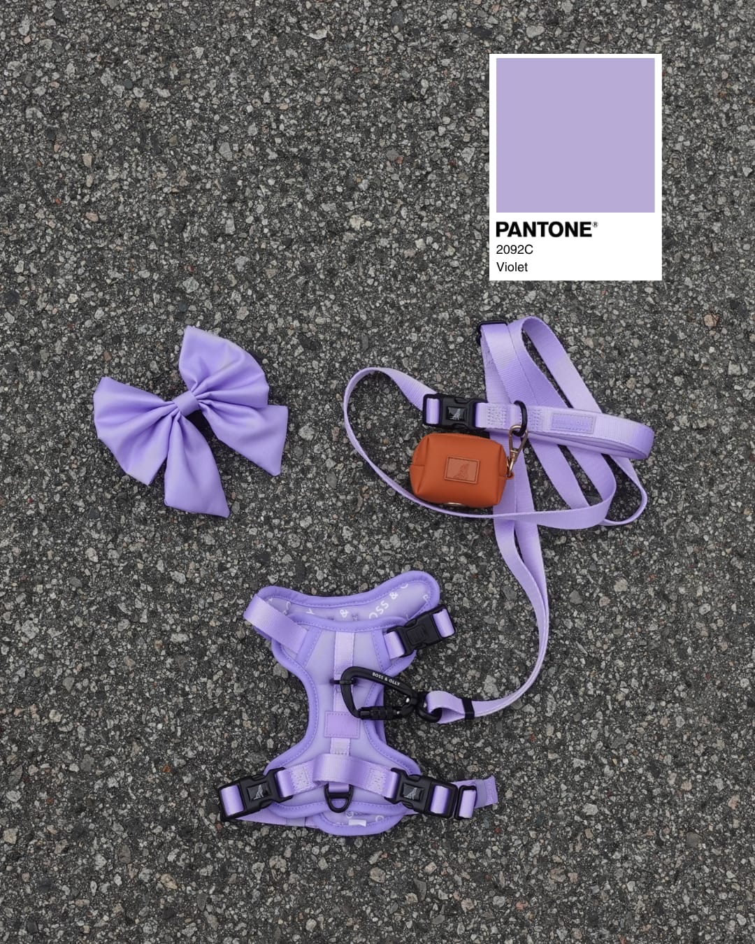 Lilac HugMe Collection | Soft & Padded Dog Harness Singapore