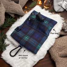 The Memphis Pouch - Forest Plaids
