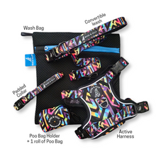 Poo Bag Holder - Aztec Rainbow