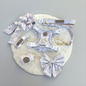 Scrunchie - White Batik