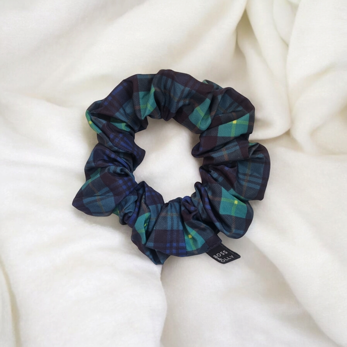 Forest Plaids Scrunchie