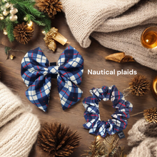 Nautical Plaids Scrunchie