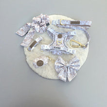 Poo Bag Holder - White Batik