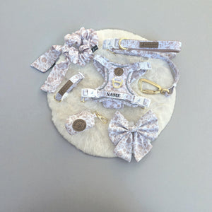 Poo Bag Holder - White Batik
