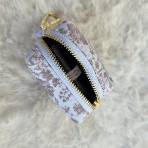 Poo Bag Holder - White Batik