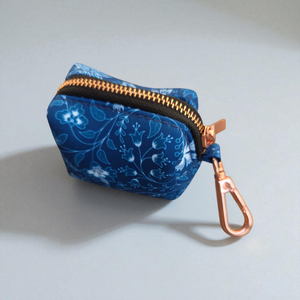 Poo Bag Holder - Blue Batik