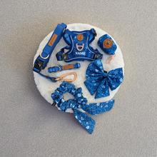 Poo Bag Holder - Blue Batik