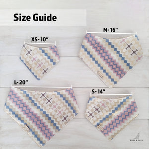 Summer Carnival Dog Bandana with Rainbow Tassels